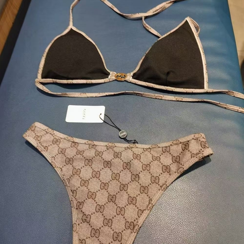 Gucci Gg Monogram Triangle Bikini - image 4